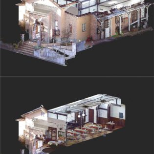 3D計測 今井館 断面表示